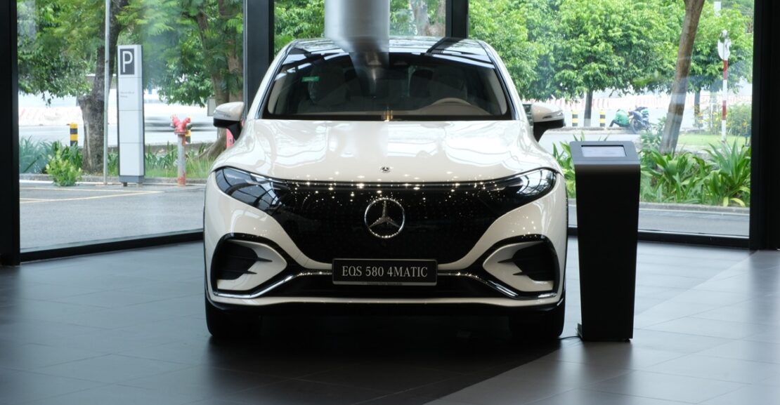 Mercedes EQS 500 cập nhật trang bị